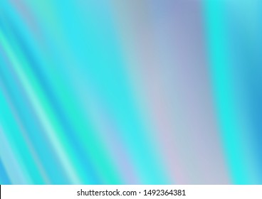 Light BLUE vector pattern with lamp shapes. A vague circumflex abstract illustration with gradient. A completely new marble design for your business.