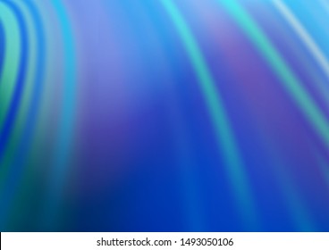 Light BLUE vector pattern with lamp shapes. Creative geometric illustration in marble style with gradient. Marble style for your business design.