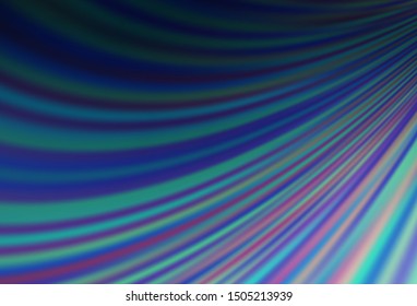 Light BLUE vector pattern with lamp shapes. A vague circumflex abstract illustration with gradient. A completely new template for your business design.