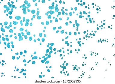 Light BLUE vector pattern with lamp shapes. Modern gradient abstract illustration with bandy lines. A new texture for your  ad, booklets, leaflets.
