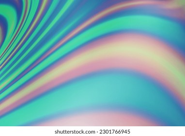 Light BLUE vector pattern with lamp shapes. A sample with blurred bubble shapes. The elegant pattern for brand book.
