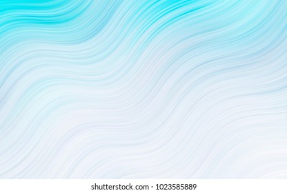 Light BLUE vector pattern with lava shapes. A sample with blurred bubble shapes. The template for cell phone backgrounds.