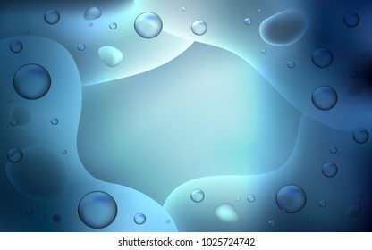 Light BLUE vector pattern with lava shapes. Colorful illustration in abstract memphis style with gradient. A completely new memphis design for your business.