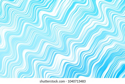 Light BLUE vector pattern with lava shapes. Creative illustration in halftone marble style with gradient. The best blurred design for your business.