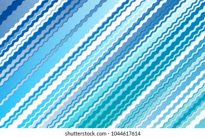 Light BLUE vector pattern with lava shapes. Brand-new colored illustration in marble style with gradient. A new texture for your  ad, booklets, leaflets.