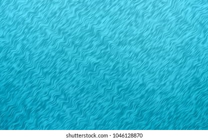 Light BLUE vector pattern with lava shapes. A vague circumflex abstract illustration with gradient. Textured wave pattern for backgrounds.
