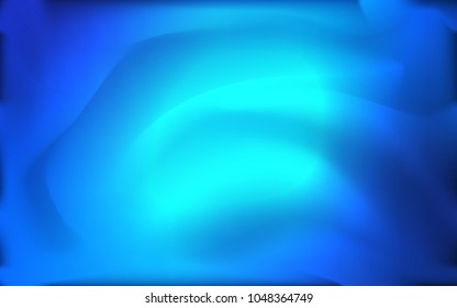 Light BLUE vector pattern with lava shapes. Colorful abstract illustration with gradient lines. A new texture for your  ad, booklets, leaflets.