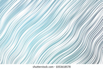 Light BLUE vector pattern with lava shapes. Blurred geometric sample with gradient bubbles.  The best blurred design for your business.