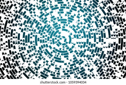 Light BLUE vector pattern with lava shapes. A vague circumflex abstract illustration with gradient. A completely new marble design for your business.