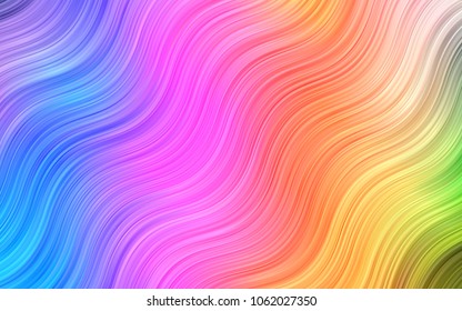 Light BLUE vector pattern with lava shapes. Brand-new colored illustration in marble style with gradient. Pattern for your business design.