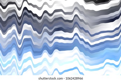 Light BLUE vector pattern with lava shapes. Brand-new colored illustration in marble style with gradient. The template for cell phone backgrounds.