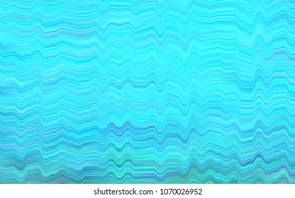 Light BLUE vector pattern with lava shapes. Colorful illustration in abstract marble style with gradient. Marble style for your business design.