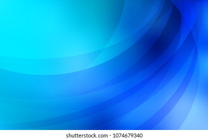 Light BLUE vector pattern with lava shapes. Colorful illustration in abstract marble style with gradient. A completely new template for your business design.