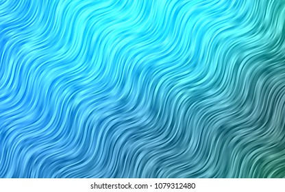 Light BLUE vector pattern with lava shapes. A completely new color illustration in marble style. The elegant pattern for brand book.