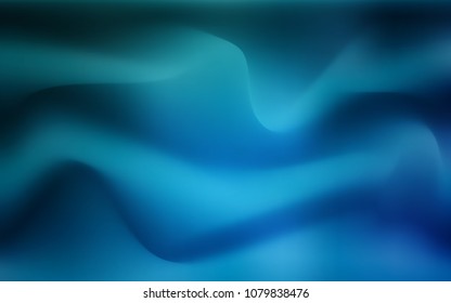 Light BLUE vector pattern with lava shapes. Shining illustration, which consist of blurred lines, circles. Textured wave pattern for backgrounds.