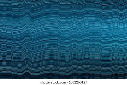 Light BLUE vector pattern with lava shapes. A sample with blurred bubble shapes. The elegant pattern for brand book.