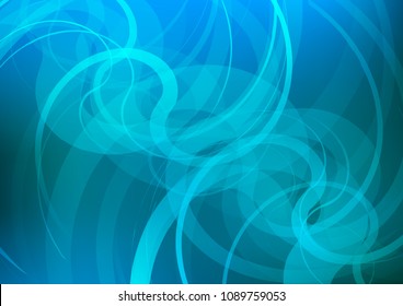 Light BLUE vector pattern with lava shapes. A completely new color illustration in marble style. Pattern for your business design.