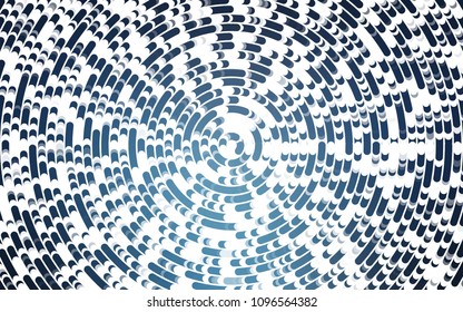 Light BLUE vector pattern with lava shapes. Shining illustration, which consist of blurred lines, circles. Brand-new design for your ads, poster, banner.