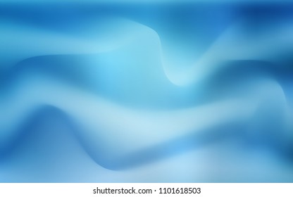 Light BLUE vector pattern with lava shapes. A sample with blurred bubble shapes. A completely new template for your business design.