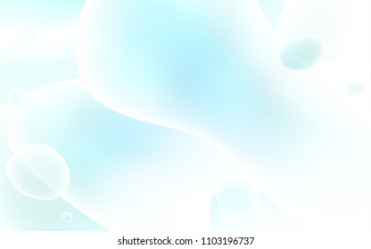 Light BLUE vector pattern with lava shapes. Shining crooked illustration in memphis style. New composition for your brand book.
