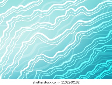 Light BLUE vector pattern with lava shapes. A completely new color illustration in marble style. New composition for your brand book.