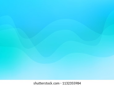 Light BLUE vector pattern with lava shapes. Shining crooked illustration in marble style. A completely new template for your business design.