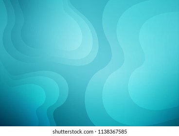 Light BLUE vector pattern with lava shapes. Shining crooked illustration in marble style. A completely new template for your business design.