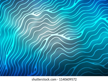 Light BLUE vector pattern with lava shapes. A completely new color illustration in marble style. New composition for your brand book.