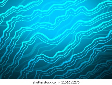 Light BLUE vector pattern with lava shapes. An elegant bright illustration with gradient. Brand new design for your ads, poster, banner.