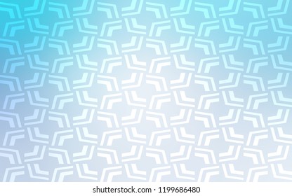 Light BLUE vector pattern with lava shapes. Brand new colored illustration in marble style with gradient. The best blurred design for your business.