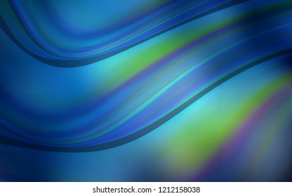 Light BLUE vector pattern with lava shapes. Brand new colored illustration in marble style with gradient. Marble design for your web site.