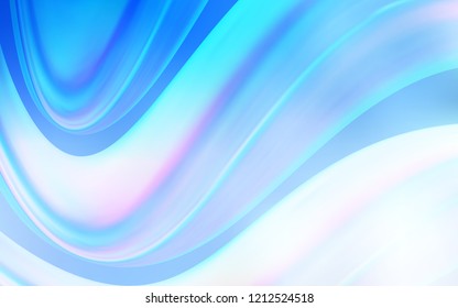 Light BLUE vector pattern with lava shapes. An elegant bright illustration with gradient. The best blurred design for your business.
