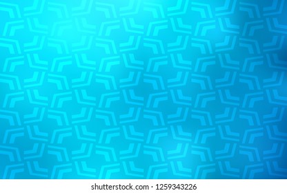 Light BLUE vector pattern with lava shapes. Creative geometric illustration in marble style with gradient. A new texture for your  ad, booklets, leaflets.