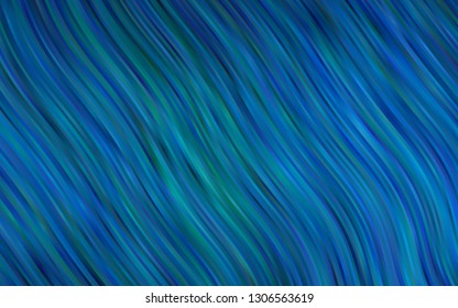 Light BLUE vector pattern with lava shapes. A completely new color illustration in marble style. The best blurred design for your business.