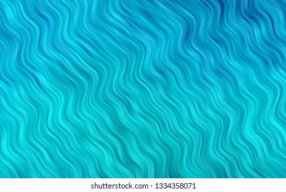 Light BLUE vector pattern with lava shapes. Geometric illustration in marble style with gradient.  Textured wave pattern for backgrounds.