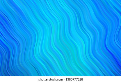 Light BLUE vector pattern with lava shapes. Geometric illustration in marble style with gradient.  The template for cell phone backgrounds.