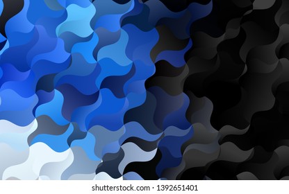 Light BLUE vector pattern with lava shapes. Brand new colored illustration in marble style with gradient. The best blurred design for your business.