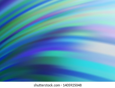 Light BLUE vector pattern with lava shapes. A completely new color illustration in marble style. New composition for your brand book.
