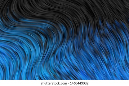 Light BLUE vector pattern with lava shapes. A sample with blurred bubble shapes. New composition for your brand book.