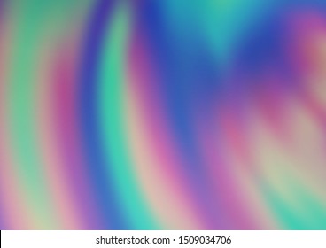 Light BLUE vector pattern with lava shapes. Shining crooked illustration in marble style. Marble style for your business design.