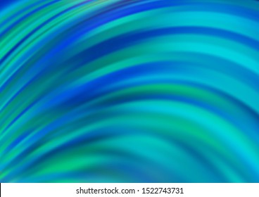 Light BLUE vector pattern with lava shapes. A sample with blurred bubble shapes. The template for cell phone backgrounds.