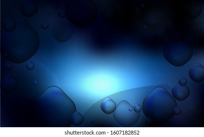 Light BLUE vector pattern with lava shapes. Colorful illustration in abstract memphis style with gradient. Memphis style for your business design.