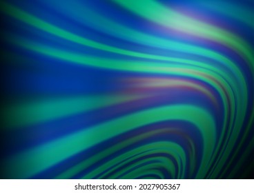 Light BLUE vector pattern with lava shapes. Creative geometric illustration in marble style with gradient. The elegant pattern for brand book.