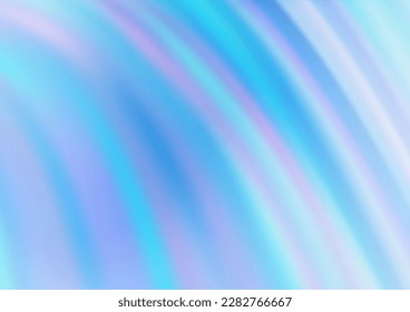 Helles BLAU-Vektormuster mit Lavaformen. Kreative Illustration im Stil von Halftone-Marmor mit Farbverlauf. Die Vorlage für Handy-Hintergründe.