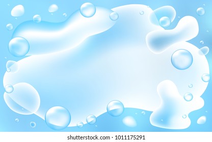Light BLUE vector pattern with lines, ovals. Colorful abstract illustration with gradient lines. A completely new memphis design for your business.