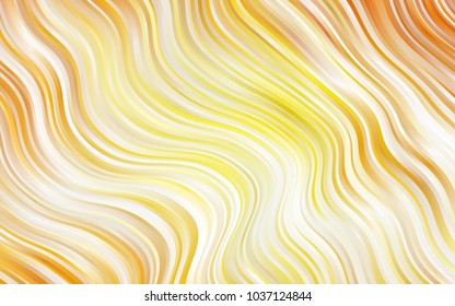 Light BLUE vector pattern with lines, ovals. Brand-new colored illustration in marble style with gradient. The template for cell phone backgrounds.