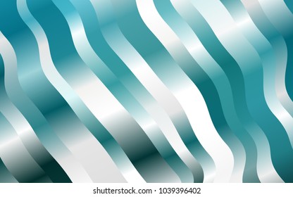 Light BLUE vector pattern with lines, ovals. Brand-new colored illustration in marble style with gradient. The template for cell phone backgrounds.