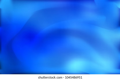 Light BLUE vector pattern with lines, ovals. A completely new color illustration in marble style. New composition for your brand book.