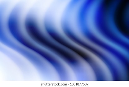 Light BLUE vector pattern with lines, ovals. Geometric illustration in marble style with gradient.  Marble design for your web site.