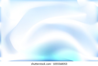 Light BLUE vector pattern with lines, ovals. Shining illustration, which consist of blurred lines, circles. Pattern for your business design.